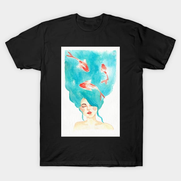 Swimming thoughts T-Shirt by nuny.designs